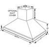 36-inch Ceiling Mount Range Hood (ISDH18-236SS) image 3