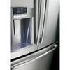 36-inch, 28.6 cu. ft. French 3-Door Refrigerator with Ice and Water (GFE29HGDSS) image 2