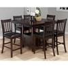 Square Tessa Counter Height Dining Table with Pedestal Base (Tessa 933-48T) image 2