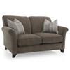Causeuse fixe en tissu (2263) image 1