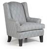 Andrea Stationary Fabric Chair (Andrea 0170AB) image 1