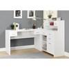 I 7028 Left or Right Facing Corner Computer Desk - White image 2