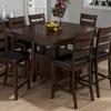 Square Taylor Pub Height Dining Table with Pedestal Base (Taylor 337-54) image 1