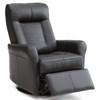Fauteuil inclinable berçant Yellowstone II en cuir (Yellowstone II 42211-32L) image 1