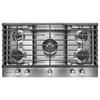 36-inch Built-in Gas Cooktop with Even-Heat™ Burner (KCGS556ESS) image 2