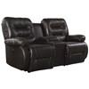 Maddox Power Reclining Leather Loveseat (Maddox L840CP4) image 1