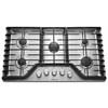 36-inch Built-in Gas Cooktop with Even-Heat™ Burner (KCGS356ESS) image 2