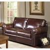 Stationary Leather Loveseat (4955-20) image 1