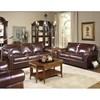 Stationary Leather Loveseat (4955-20) image 2