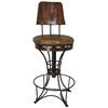 Whiskey Barrel Pub Height Stool (Whiskey Barrel ZCINC-104/30