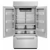 43-inch, 24.2 cu.ft. Built-in French 3-Door Refrigerator with Platinum Interior Design (KBFN502ESS) image 2