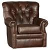 Stationary Leather Chair (2220L42 Swivel - Fargo Chocolate) image 1