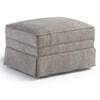 Fabric Ottoman (Bruno 0010-2 Grey) image 1