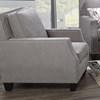 Fauteuil fixe en tissu (6202) image 2