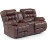 Plusher Manual Reclining Fabric Loveseat (Plusher L565CC7) image 1