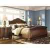 North Shore Queen Sleigh Bed (B553-77/B553-74/B553-75) image 4