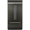 43-inch, 24.2 cu.ft. Built-in French 3-Door Refrigerator with Platinum Interior Design (KBFN502EBS) image 1