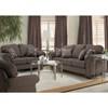Stationary Fabric Loveseat (6933L Espresso) image 2