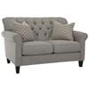 Stationary Fabric Loveseat (2478 Grey Loveseat) image 1