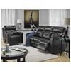 Fauteuil inclinable berçant Chloe en cuir et aspect cuir (Chloe 40472-MEC-02) image 2