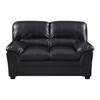 Talon Stationary Bonded Leather Loveseat (8511BK-2) image 1