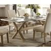 Luella Dining Table with Zinc Top & Trestle Base (5100-84) image 2