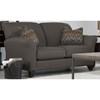 Causeuse fixe en tissu (2263L-MC) image 1