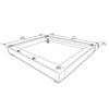Pedestal for Commercial Laundry Appliances (WHP0400VW) image 1