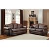 Midwood Stationary Leather Match Sofa (9616BRW-3) image 3