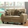 Rubin Stationary Fabric Loveseat (9734BR-2) image 1