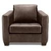 Barrett Stationary Fabric and Leather Look Chair (77558-02) image 1