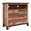 Antique Multicolor 4-Drawer Media Chest (IFD966CHEST-TV) image 1
