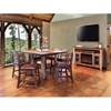 Square Antique Multicolor Counter Height Dining Table (IFD967COUNT-MC) image 5
