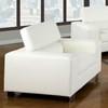 Makri Stationary Bonded Leather Chair (CM6336WH-CH) image 1