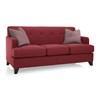 Stationary Fabric Sofa (2532-S (Red)) image 1