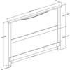 Step One 3107270 Full/Queen Headboard - Black image 4