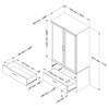 Acapella 2-Drawer Armoire (5350038) image 3