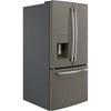 33-inch, 23.8 cu. ft. French 3-Door Refrigerator with Ice and Water (GFE24JMKES) image 2