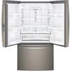 36-inch, 28.7 cu. ft. French 3-Door Refrigerator with Icemaker (GNE29GMKES) image 2