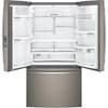 36-inch, 23.1 cu. ft. Counter-Depth French 3-Door Refrigerator with Ice and Water (PWE23KMKES) image 3