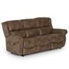 Terrill Power Reclining Bonded Leather Sofa (Terrill S870RP4) image 1