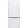 30-inch, 20.9 cu. ft. Bottom Freezer Refrigerator (GDE21DGKWW) image 1