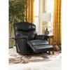 Lancer Rocker Bonded Leather Match Recliner (010515 RE991550) image 2