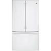 36-inch, 28.5 cu. ft. French 3-Door Refrigerator with Ice and Water (GNE29GGKWW) image 1