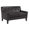 Treynor Stationary Leather Loveseat (L78EL-72303KL) image 1