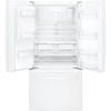 33-inch, 23.8 cu. ft. French 3-Door Refrigerator with Ice and Water (GFE24JGKWW) image 3