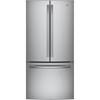 33-inch, 24.8 cu. ft. French 3-Door Refrigerator with Ice and Water (GNE25JSKSS) image 1