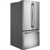 33-inch, 24.8 cu. ft. French 3-Door Refrigerator with Ice and Water (GNE25JSKSS) image 3