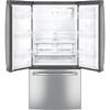 33-inch, 24.8 cu. ft. French 3-Door Refrigerator with Ice and Water (GNE25JSKSS) image 4