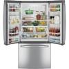 33-inch, 24.8 cu. ft. French 3-Door Refrigerator with Ice and Water (GNE25JSKSS) image 5